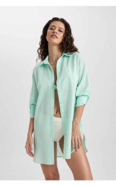 DeFacto Fall in Love Regular Fit Plaj Kıyafeti W8241AZ24SMGN1229