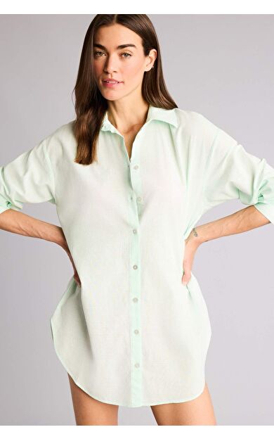 DeFacto Regular Fıt Pamuklu Plaj Kıyafeti