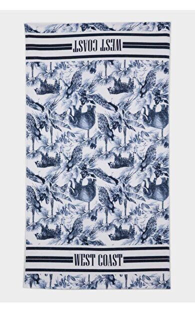 DeFacto Kadın Desenli Pamuklu Plaj Havlusu
