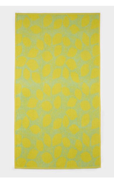 Kadın Desenli Pamuklu Plaj Havlusu