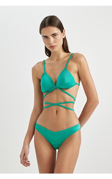 DeFacto Fall in Love Regular Fit Bikini Alt Yeşil W8732AZ23SMGN232