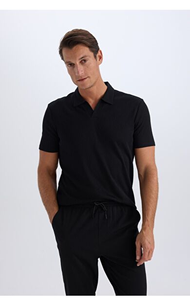 DeFacto Slim Fit Dar Kesim Kısa Kollu Polo Tişört W9274AZ25SMBK81