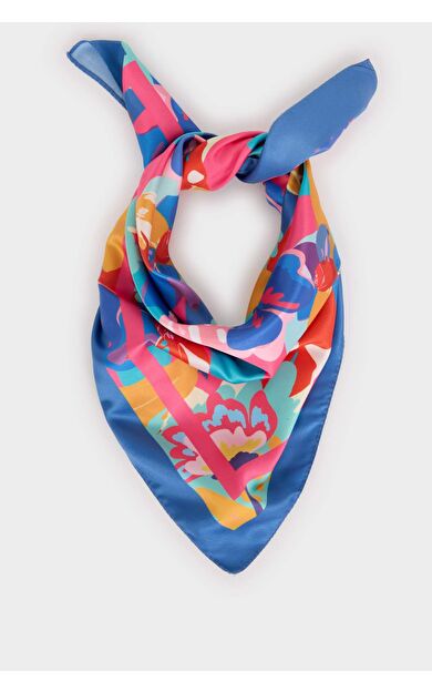 Kadın Çiçekli Fular