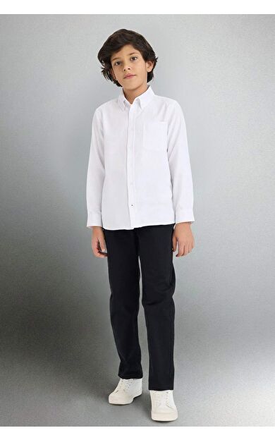 Erkek Çocuk Düz Paça Gabardin Pantolon