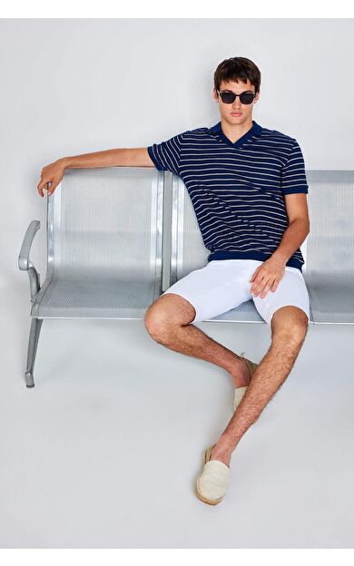 DeFacto Slim Fit Dar Kesim Jean Bermuda X5352AZ25SMWT34