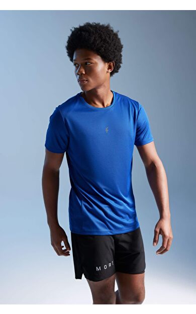 DeFacto Slim Fit Bisiklet Yaka Baskılı Sporcu Tişört