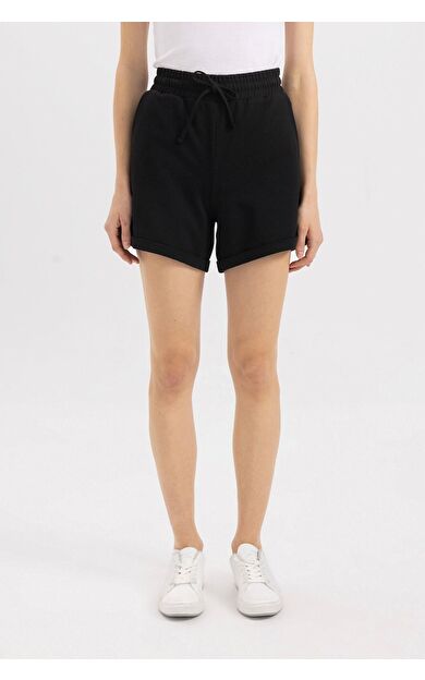 DeFacto Regular Fit Basic Bermuda Şort