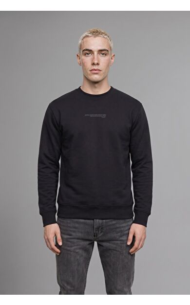 DeFacto Boxy Fıt Bisiklet Yaka Baskılı Sweatshirt