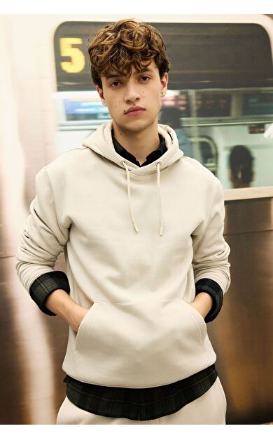 DeFacto DeFactoFit Regular Fit Kapüşonlu Sweatshirt
