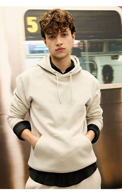 DeFacto DeFactoFit Regular Fit Kapüşonlu Sweatshirt