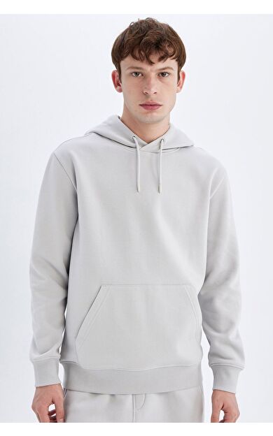 DeFacto DeFactoFit Regular Fit Kapüşonlu Sweatshirt X8283AZ24AUGR184