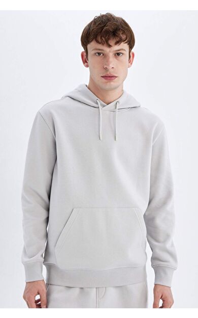 DeFacto DeFactoFit Regular Fit Kapüşonlu Sweatshirt X8283AZ24AUGR184