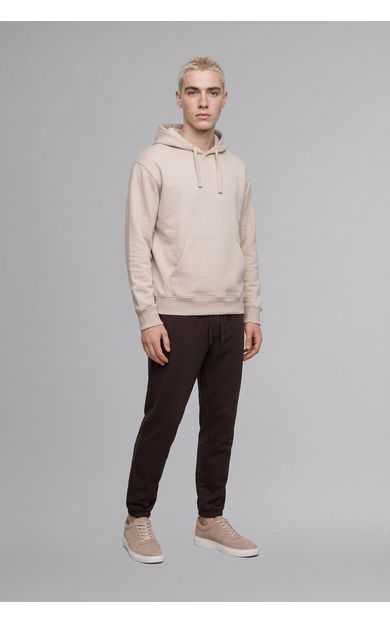 DeFacto Regular Fıt Kapüşonlu Sweatshirt Bej