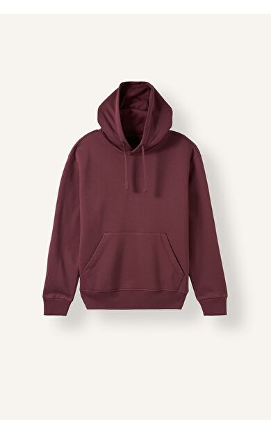 DeFacto Regular Fit Kapüşonlu Kanguru Cepli İçi Yumuşak Tüylü Basic Sweatshirt