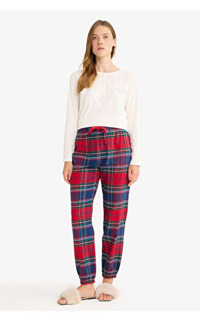 Regular Fıt Uzun Boy Flanel Alt