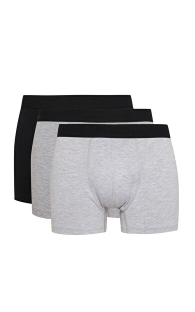 DeFacto Regular Fit 3'lü Boxer X9730AZ25SPBK81