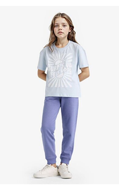 DeFacto Kız Çocuk Standart Fit Basic Düz Beli Lastikli Jogger Eşofman Altı Y1226A625AUPR510