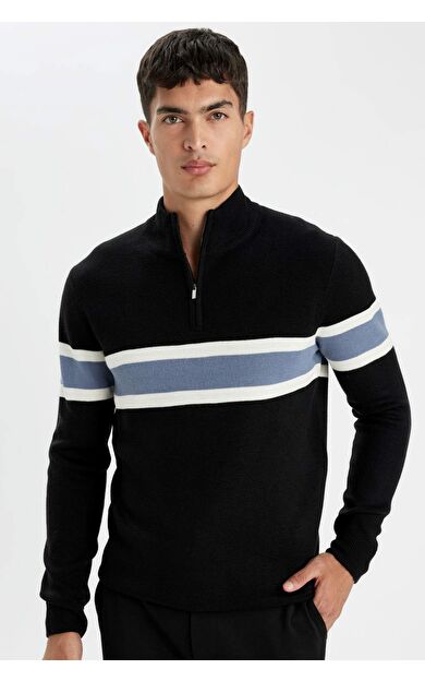 DeFacto DeFactoFit Standart Fit Balıkçı Yaka Kazak Y4193AZ24WNIN34