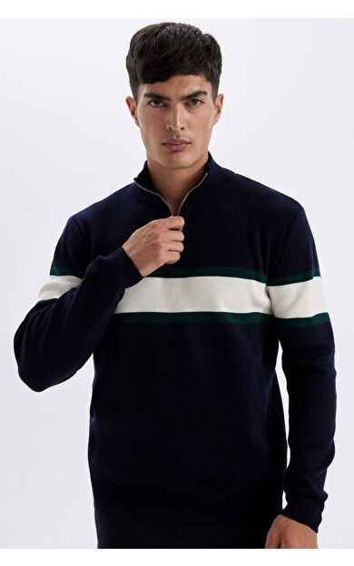 DeFacto DeFactoFit Standart Fit Balıkçı Yaka Kazak Y4193AZ24WNNV163