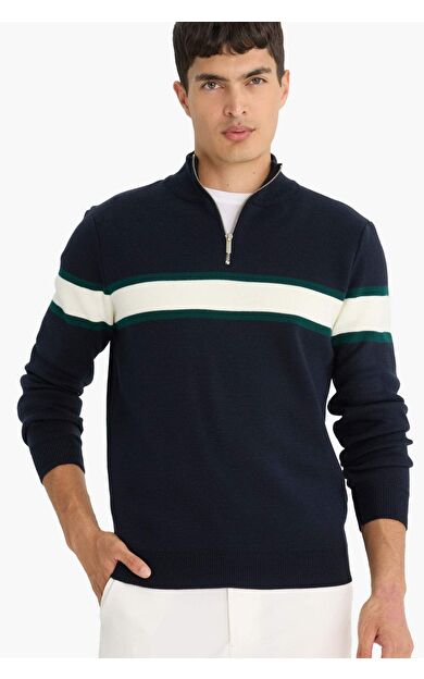 DeFacto Standart Fit Balıkçı Yaka Triko Kazak Y4193AZ25WNNV163