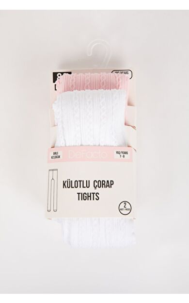 DeFacto Kız Çocuk 2'li Külotlu Çorap