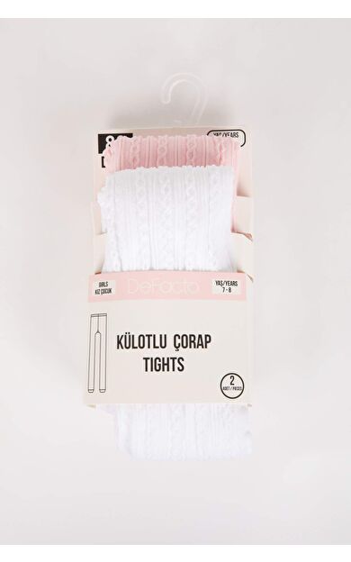 DeFacto Kız Çocuk 2'li Külotlu Çorap