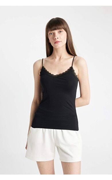 DeFacto DeFactoFit Fall in Love Regular Fit Pamuklu Atlet Y5360AZ24AUBK81