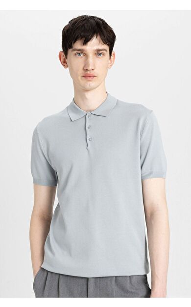 DeFacto Slim Fit Kısa Kollu Polo Tişört Y5369AZ24SMGR130