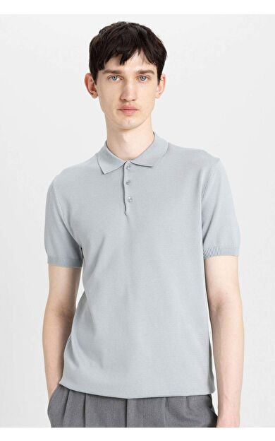 DeFacto Slim Fit Kısa Kollu Polo Tişört Y5369AZ24SMGR130