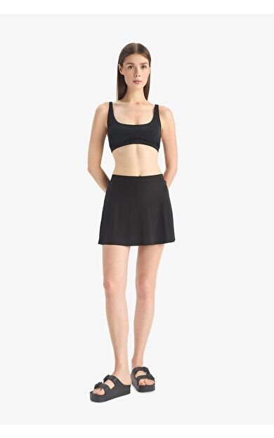 Etekli Deniz Şortu-Fall in Love Z0670AZ25SMBK81