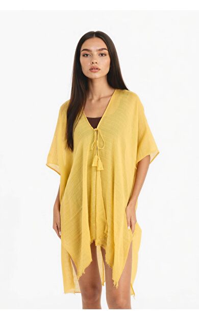 DeFacto Fall in Love Regular Fit Pamuklu Kimono Z0696AZ25SPYL278