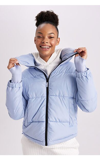 DeFacto Su İtici Regular Fit Puffer Şişme Mont Z1438AZ24SPBE571