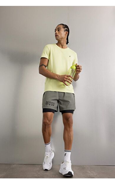 DeFacto DeFactoFit Slim Fit Sporcu Dokuma Şort Z2147AZ24AUKH398