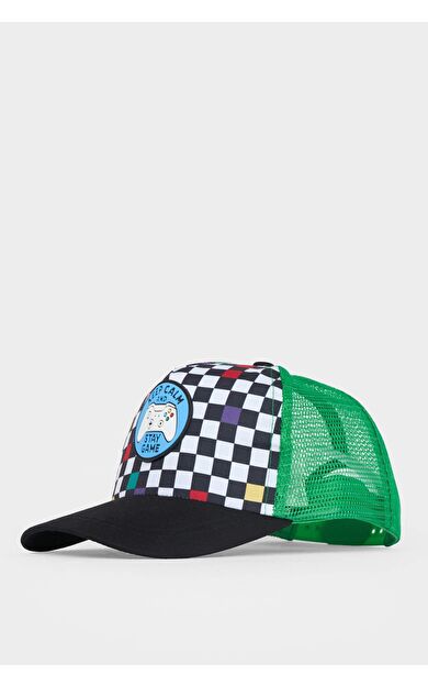 DeFacto Desenli Dokuma Cap Şapka Erkek Çocuk