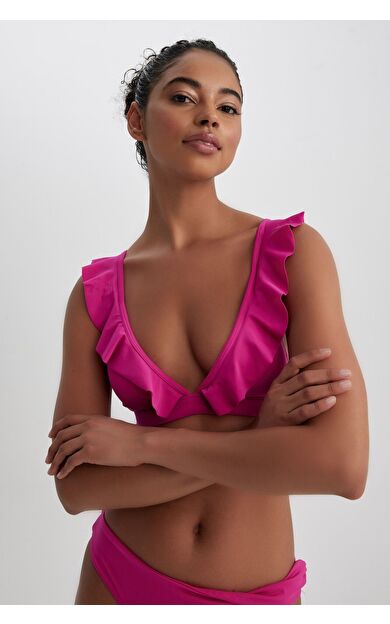 DeFacto Fall in Love Regular Fit Bikini Üstü Pembe Z4283AZ23SMPN615