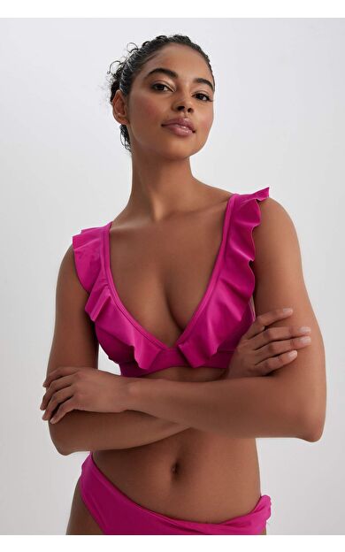 DeFacto Fall in Love Regular Fit Bikini Üstü Pembe Z4283AZ23SMPN615