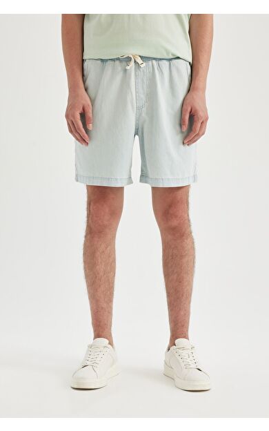 DeFacto DeFactoFit Relax Fit Jean Bermuda Şort