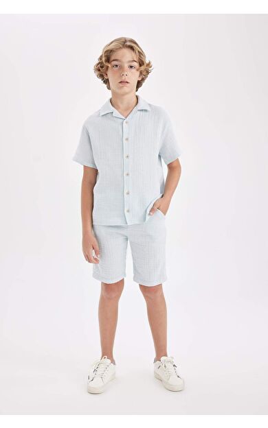 DeFactoFit Erkek Çocuk Müslin Şort Z5370A624HSBE61