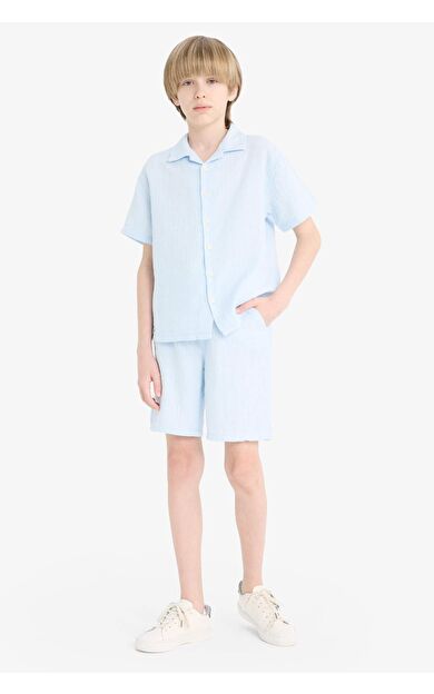 DeFacto Erkek Çocuk Regular Fit Müslin Şort Z5370A625HSBE174