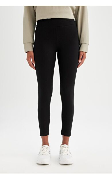DeFacto DeFactoFit Beli Saran Sporcu Tayt Z6327AZ24AUBK81