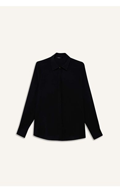 Regular Fit Basic Düz Uzun Kollu Gömlek