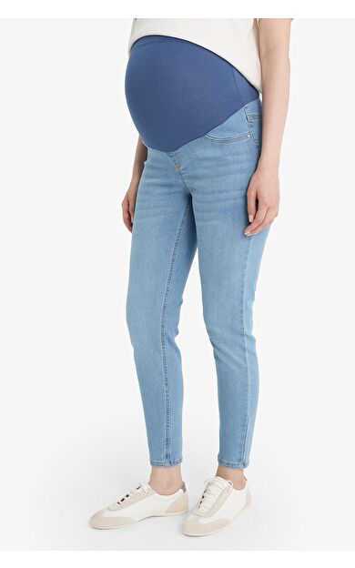 DeFacto Skinny Fit Yüksek Bel Düz Paça Standart Hamile Pantolon Z6884AZ24SPIN89