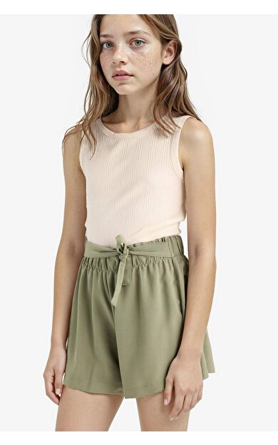 DeFacto Kız Çocuk Bisiklet Yaka Basic Düz Atlet Z7815A625HSER42