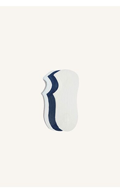 DeFacto Kadın Görünmez 3'lü Pamuklu Sneaker Çorap