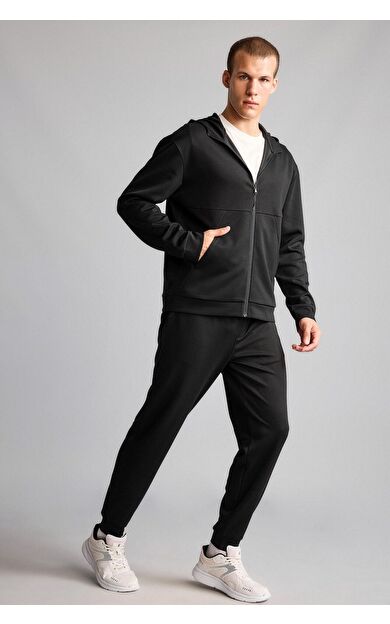 DeFacto Ultra Yumuşak Slim Fit Standart Paça Skuba Dalgıç Kumaş Jogger Eşofman Altı