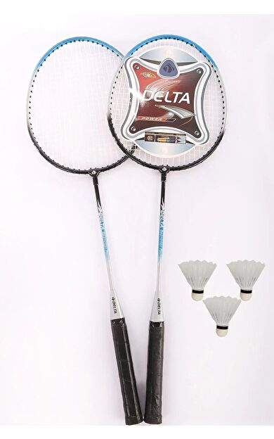Delta BD-RKT-BDS509 2 Raket-3 Top Unisex Badminton Raket Seti