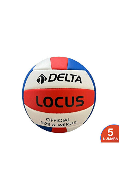 Delta Voleybol Topu Makine Dikişli Voleybol Topu Makine Dikişli Voleybol Topu LOCUS-KIRMIZI-MAVI Kırmızı