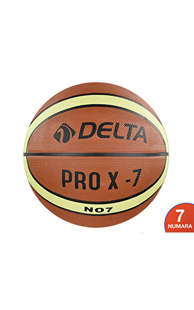 Delta Basketbol Topu Turuncu Kaucuk Basketbol Topu PROX7