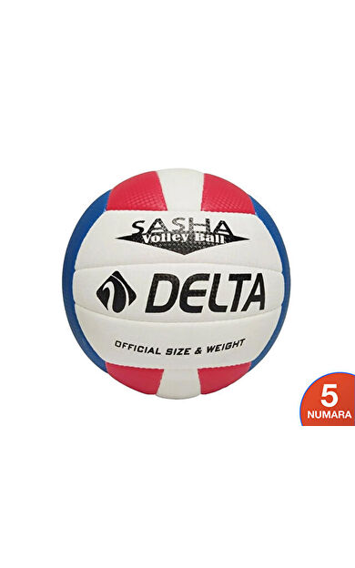 Delta Voleybol Topu El Dikisli Voleybol Topu SASHA-KIRMIZI-MAVI Kırmızı