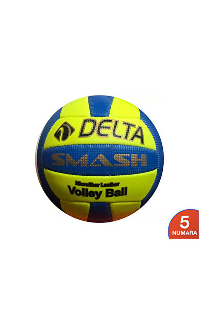 Delta Voleybol Topu El Dikisli Voleybol Topu SMASH-SARI-MAVI Sarı